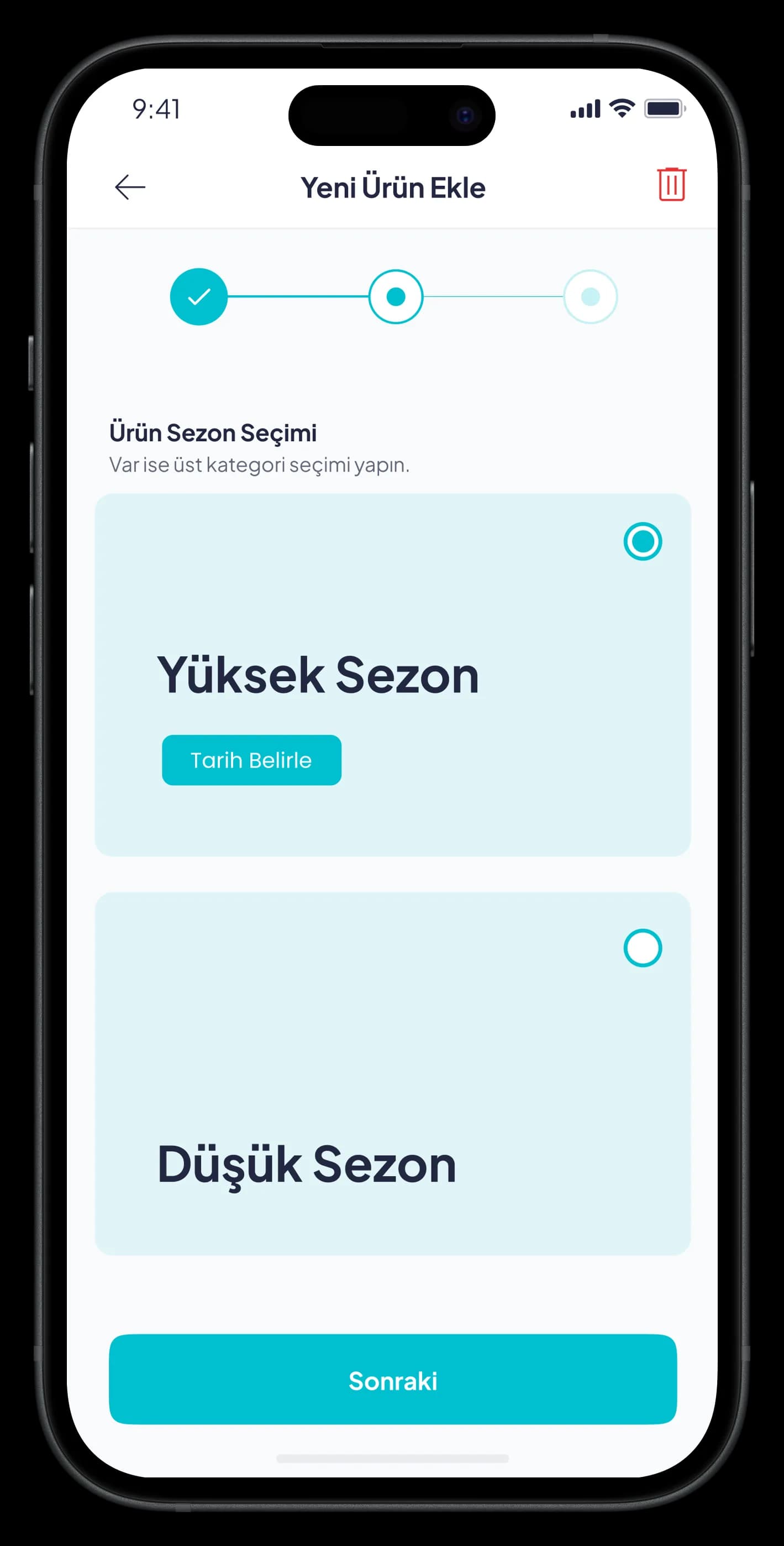 Beach Reservation Mobile App — Mobil Uygulama