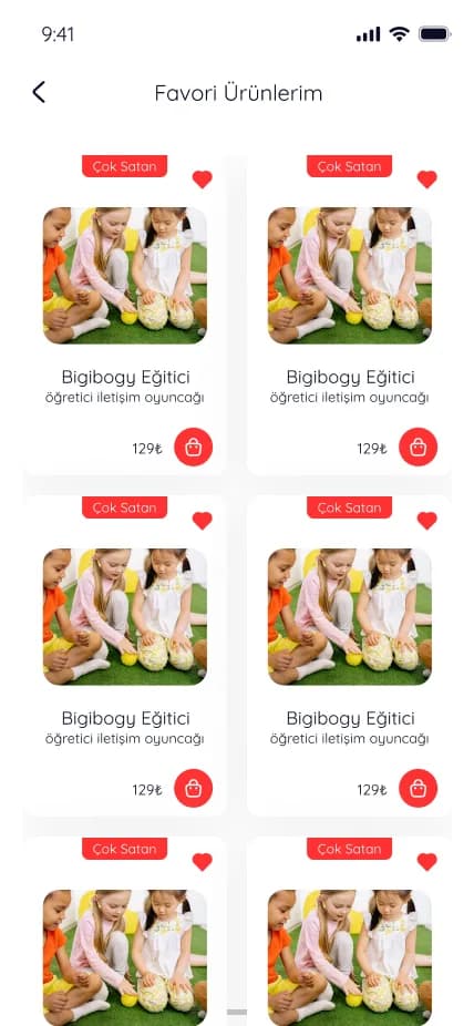 BigiBogy — Mobil Uygulama