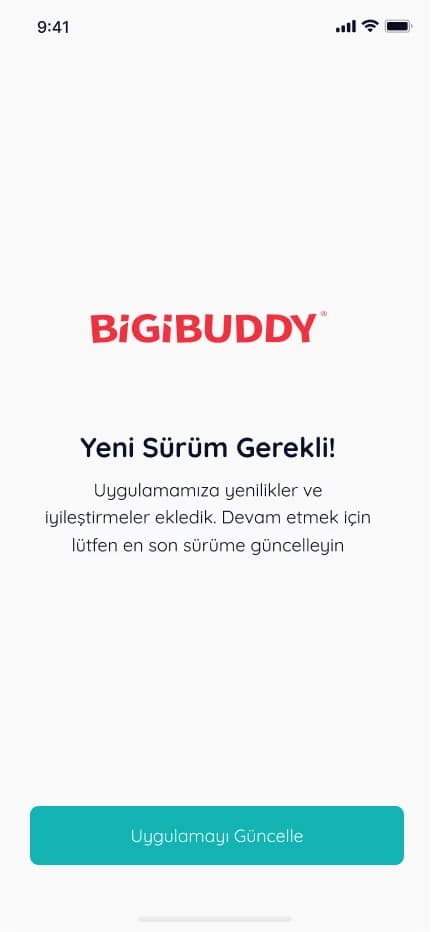 BigiBogy — Mobil Uygulama