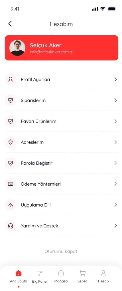 BigiBogy — Mobil Uygulama
