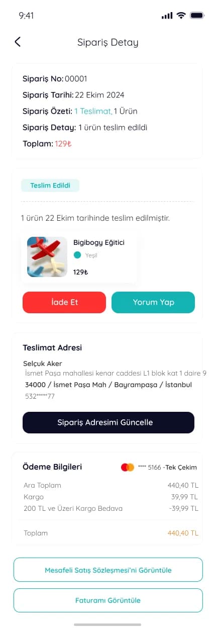 BigiBogy — Mobil Uygulama