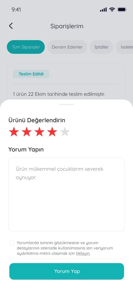 BigiBogy — Mobil Uygulama