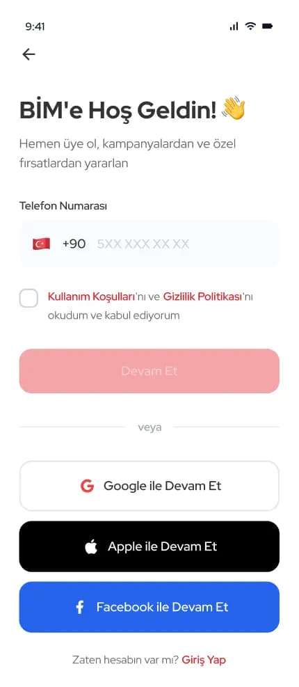 Bim — Mobil Uygulama