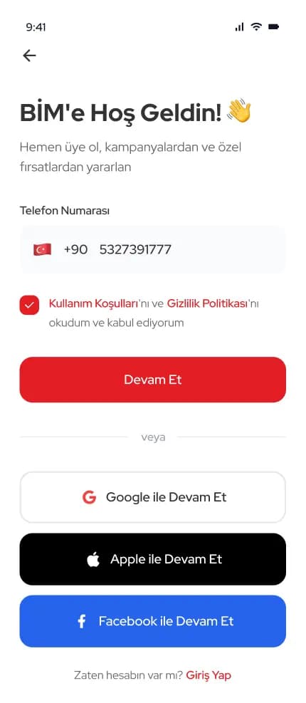 Bim — Mobil Uygulama