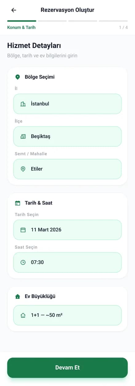 Clean Lab App — Mobil Uygulama