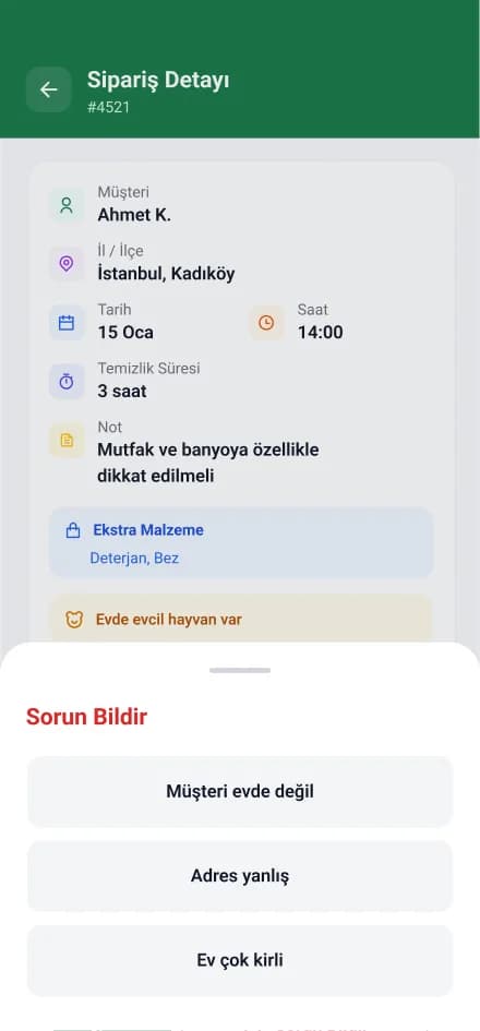 Clean Lab App — Mobil Uygulama