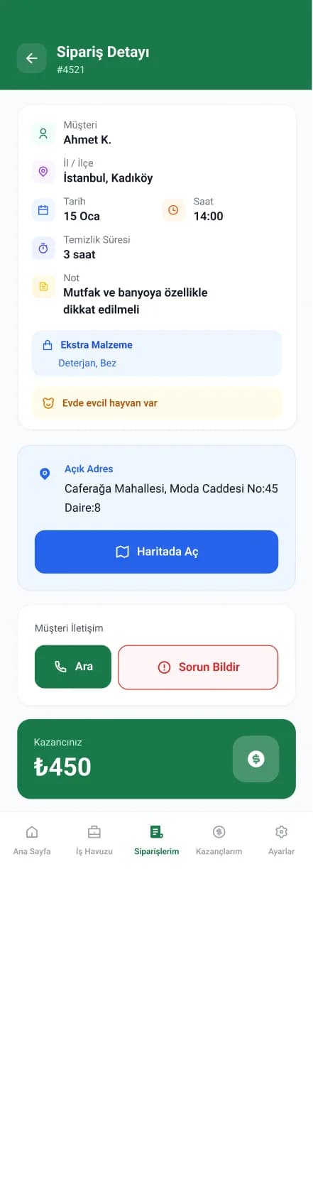 Clean Lab App — Mobil Uygulama