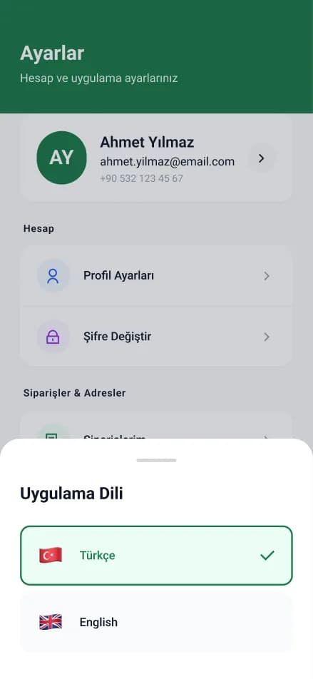 Clean Lab App — Mobil Uygulama