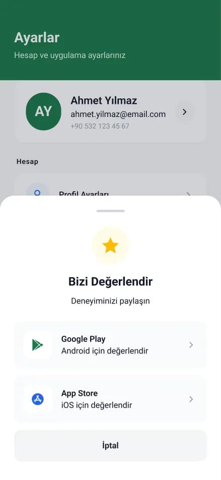 Clean Lab App — Mobil Uygulama