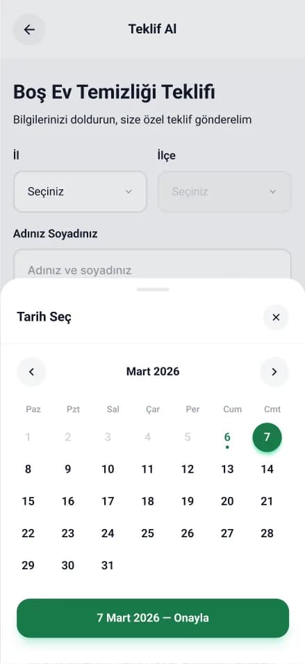 Clean Lab App — Mobil Uygulama