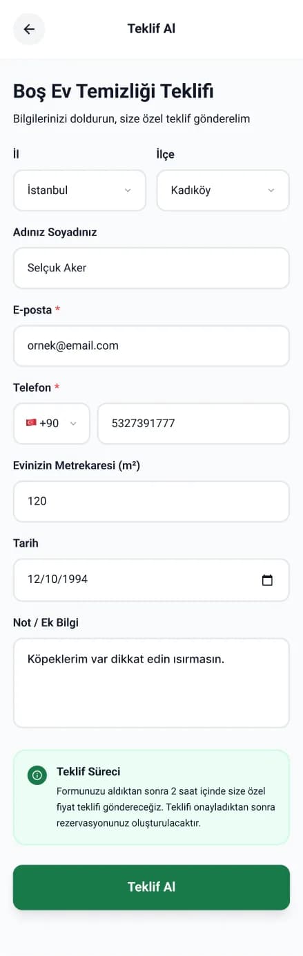 Clean Lab App — Mobil Uygulama