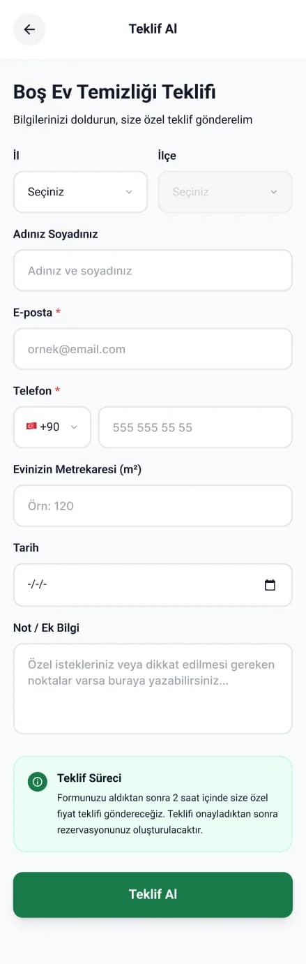 Clean Lab App — Mobil Uygulama