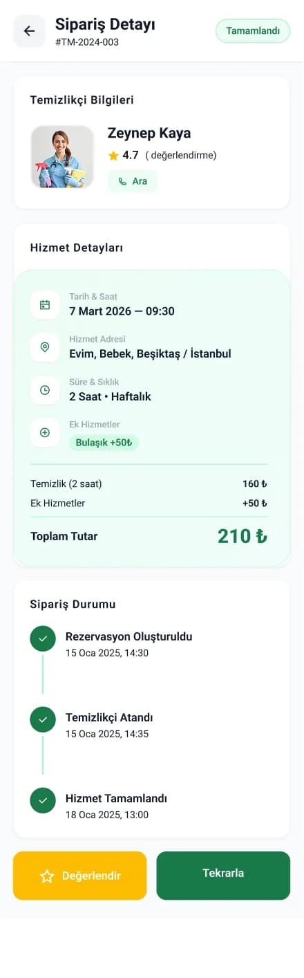 Clean Lab App — Mobil Uygulama