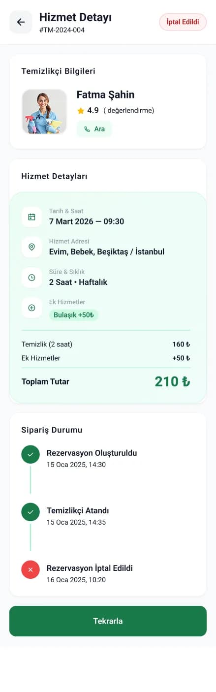 Clean Lab App — Mobil Uygulama