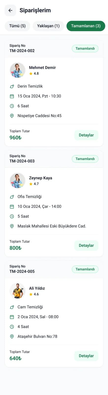 Clean Lab App — Mobil Uygulama