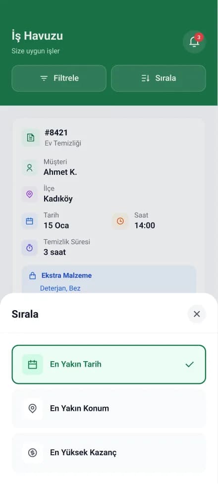 Clean Lab App — Mobil Uygulama