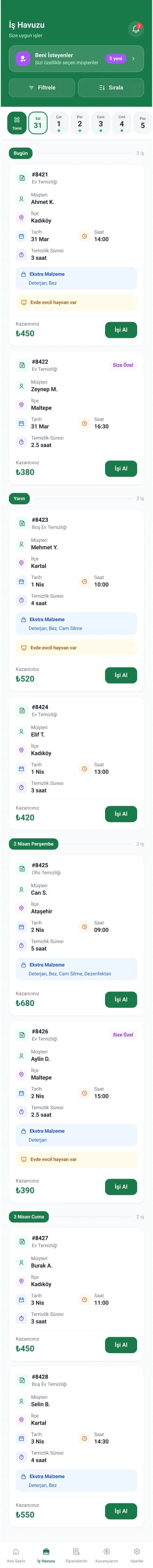 Clean Lab App — Mobil Uygulama