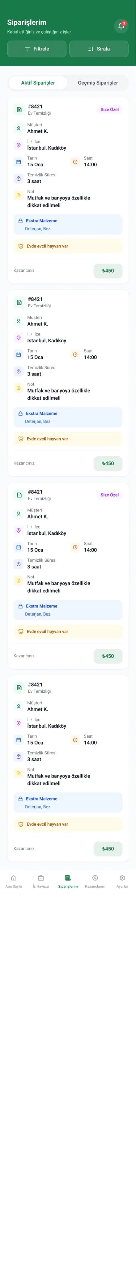 Clean Lab App — Mobil Uygulama