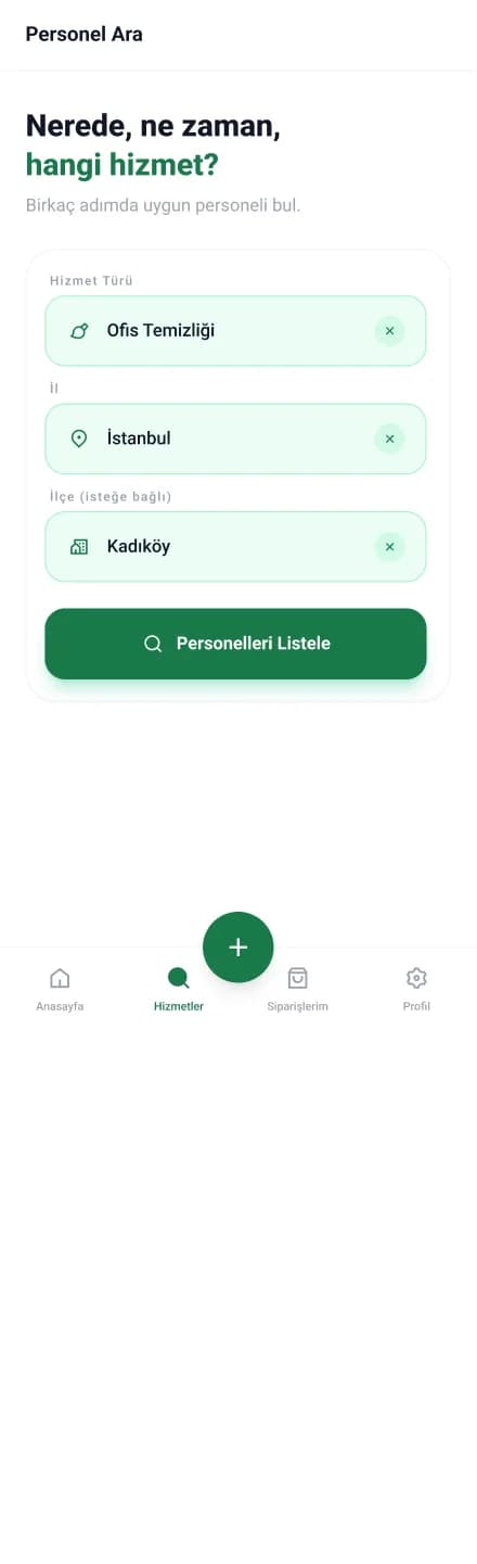 Clean Lab App — Mobil Uygulama