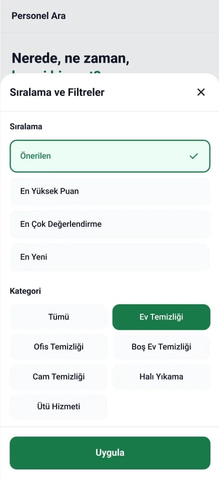 Clean Lab App — Mobil Uygulama