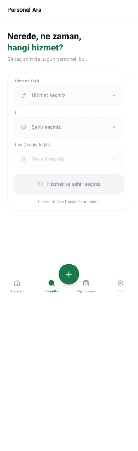 Clean Lab App — Mobil Uygulama