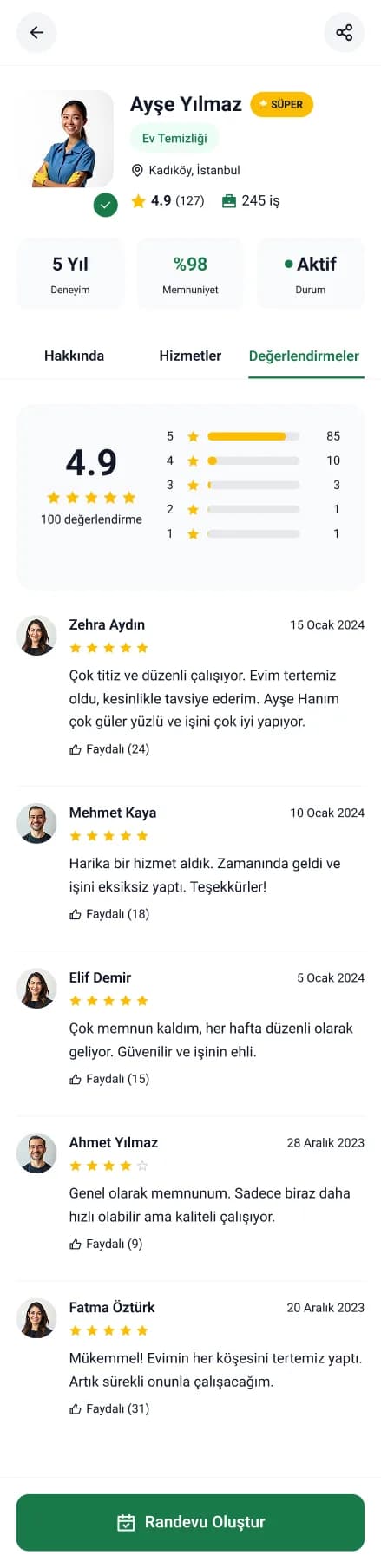 Clean Lab App — Mobil Uygulama