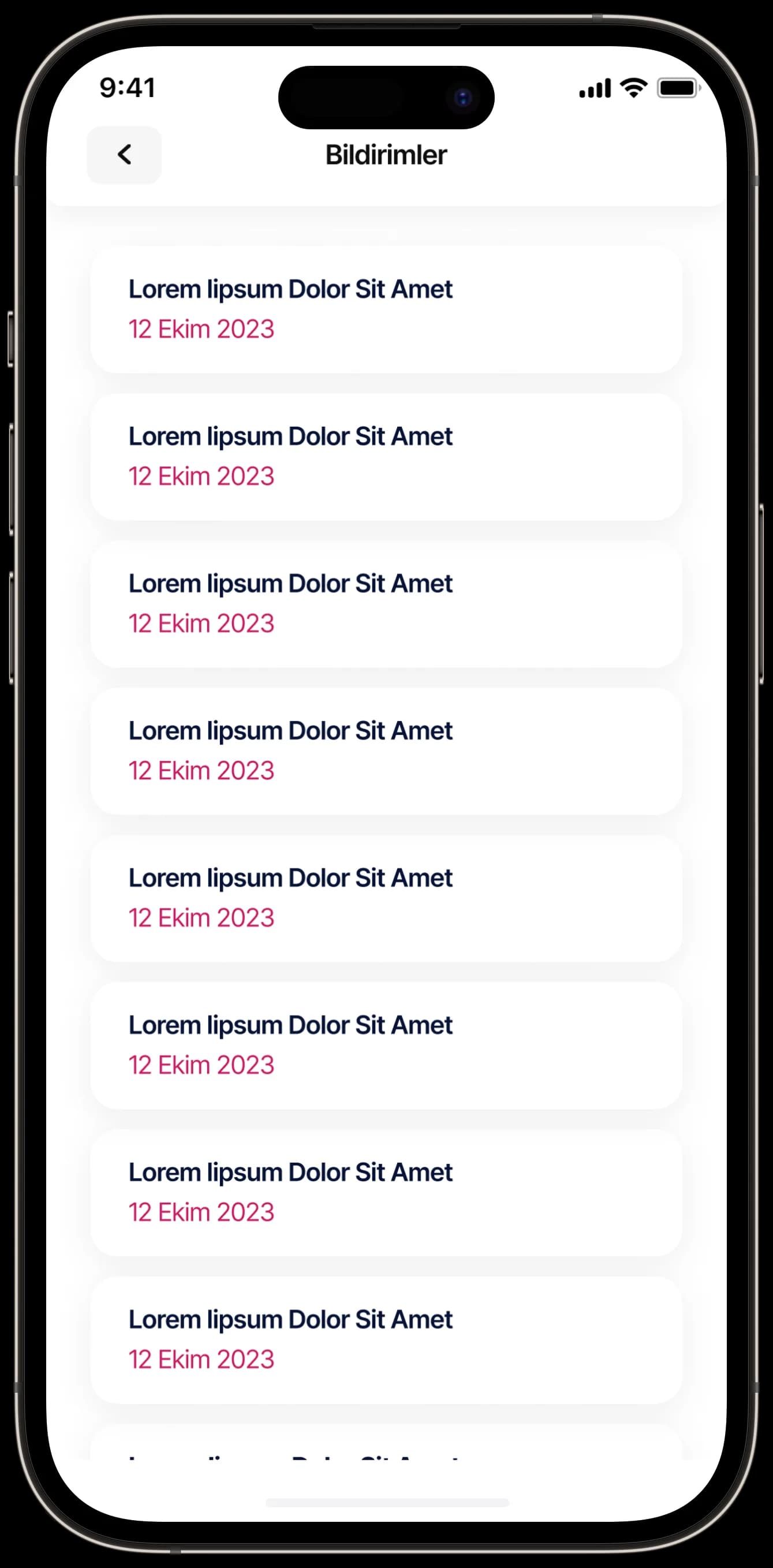 Courier App — Mobil Uygulama