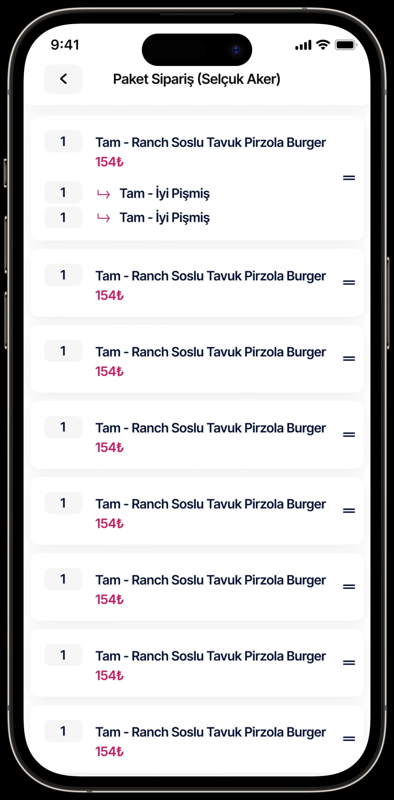 Courier App — Mobil Uygulama