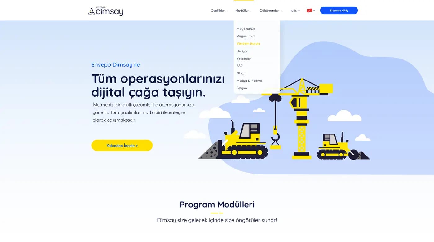Dimsay — Web Sitesi