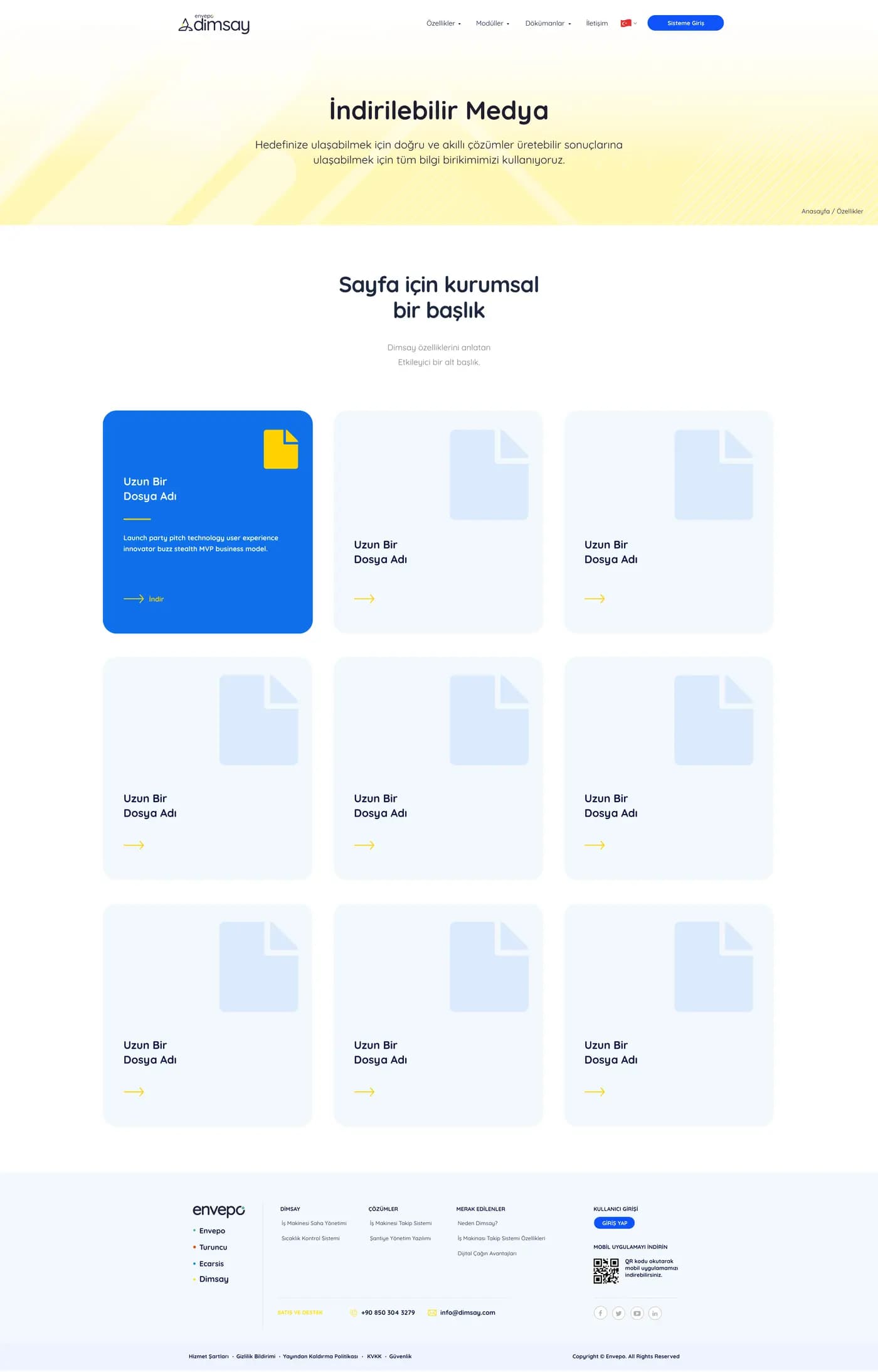 Dimsay — Web Sitesi