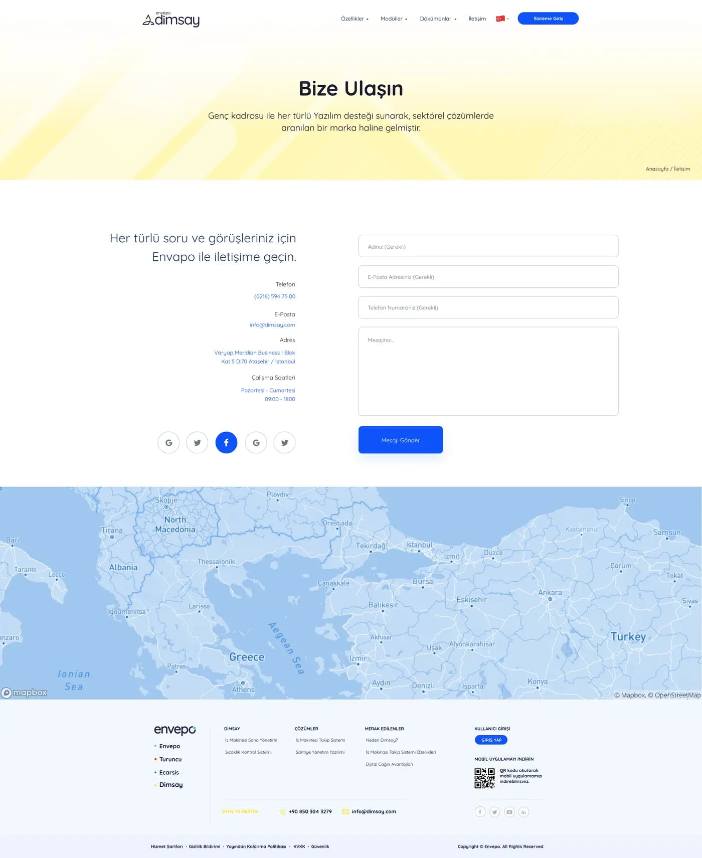 Dimsay — Web Sitesi