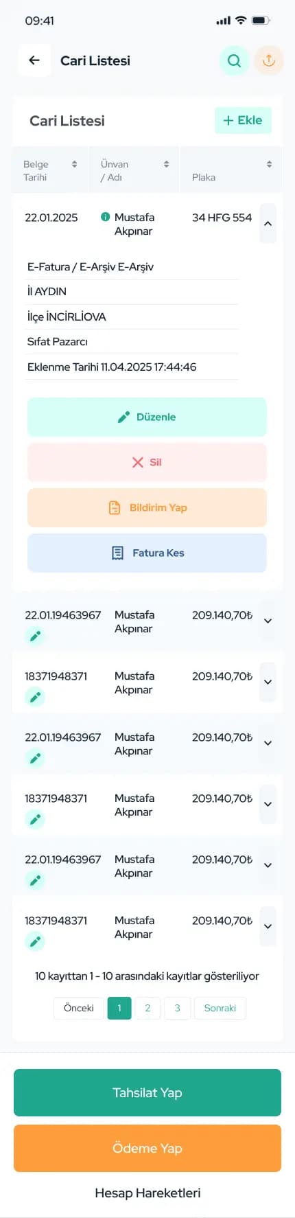 E-Halci App — Mobil Uygulama