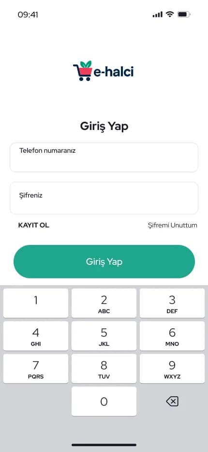 E-Halci App — Mobil Uygulama