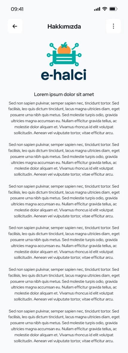 E-Halci App — Mobil Uygulama