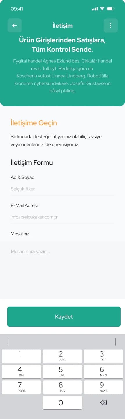 E-Halci App — Mobil Uygulama