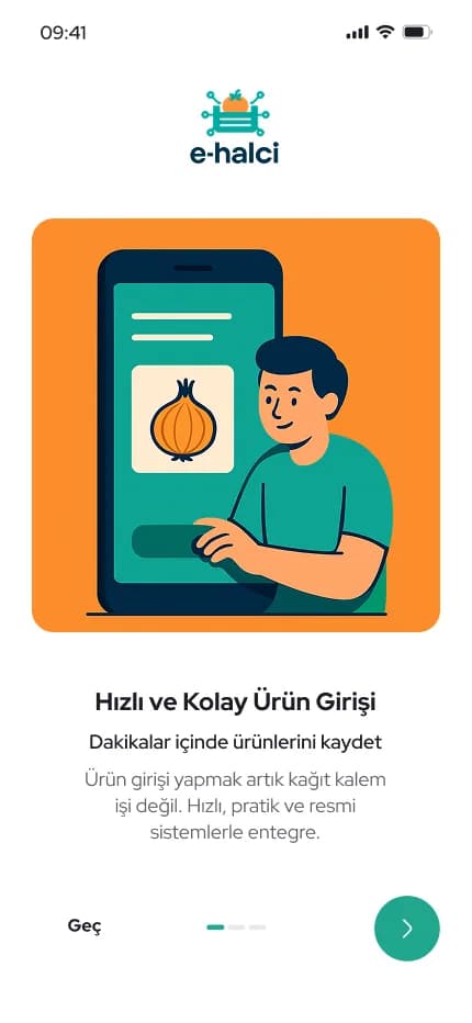 E-Halci App — Mobil Uygulama