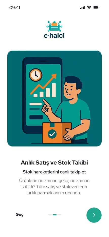 E-Halci App — Mobil Uygulama