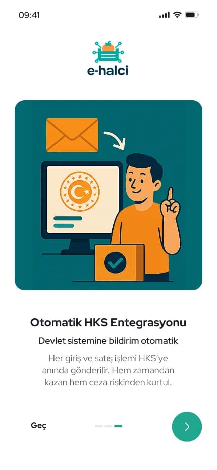 E-Halci App — Mobil Uygulama