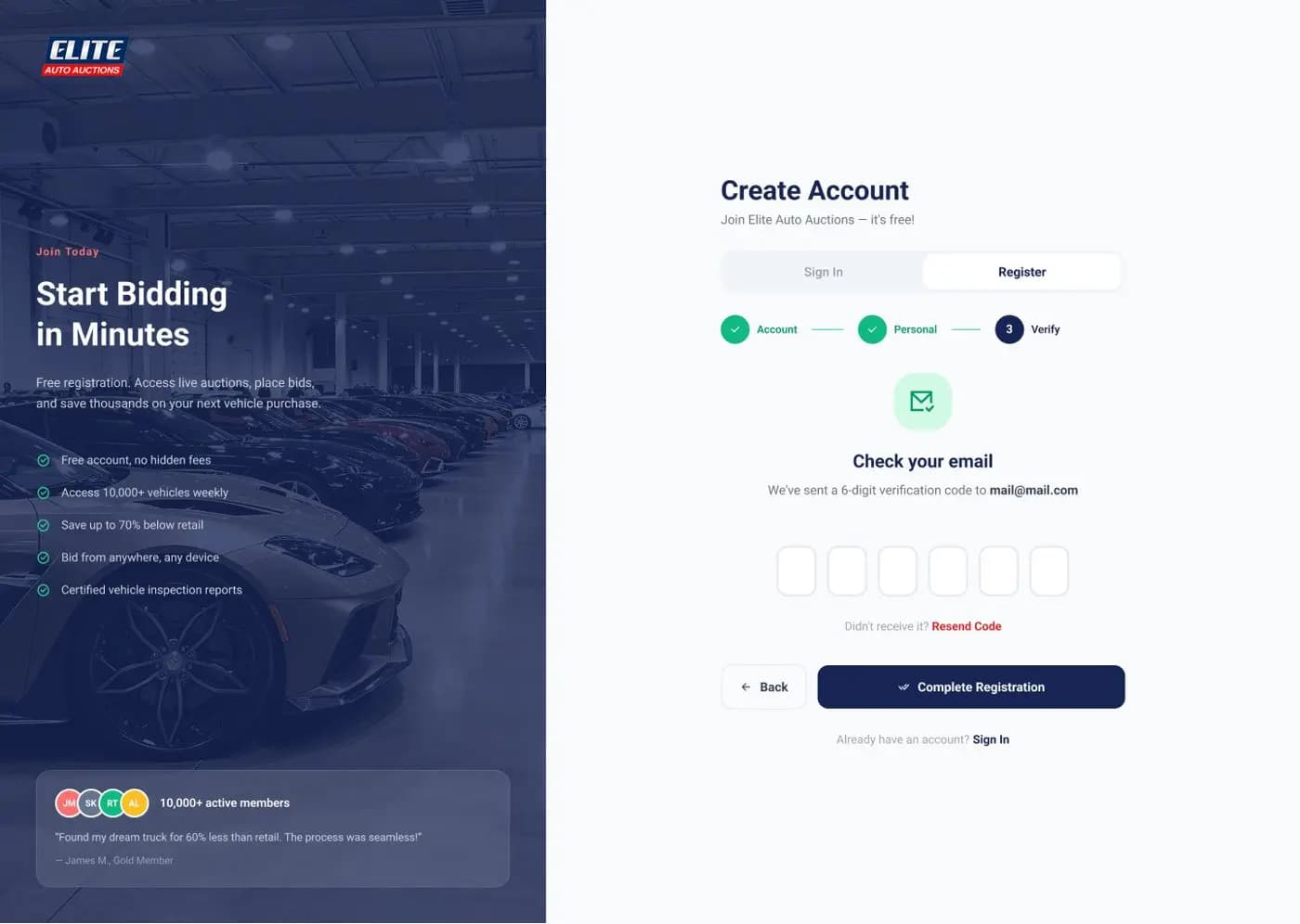 Elite Auto — E-Ticaret