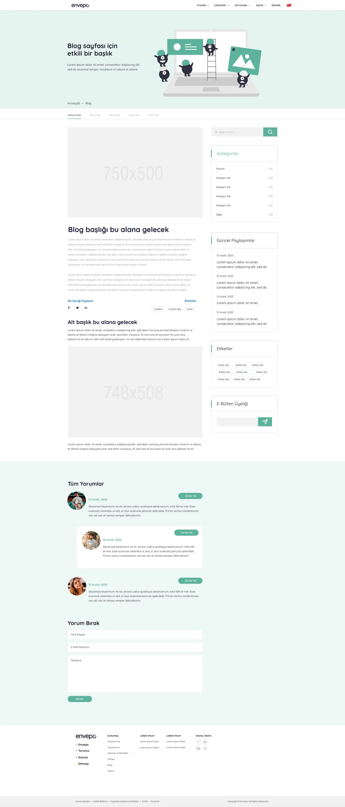 Envapo Corporate — Web Sitesi