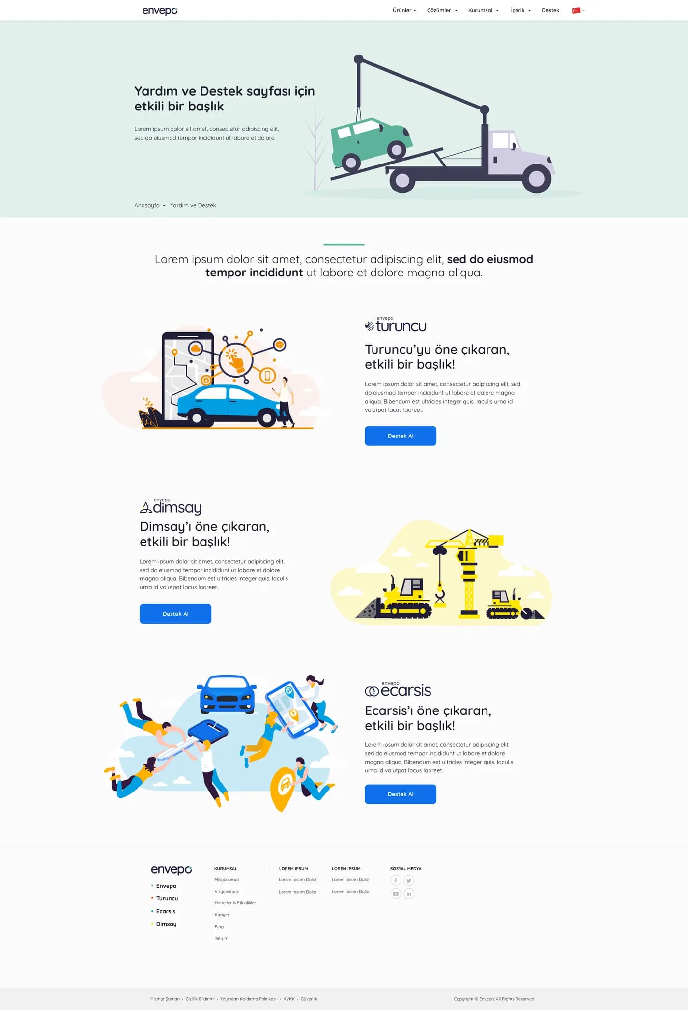 Envapo Corporate — Web Sitesi