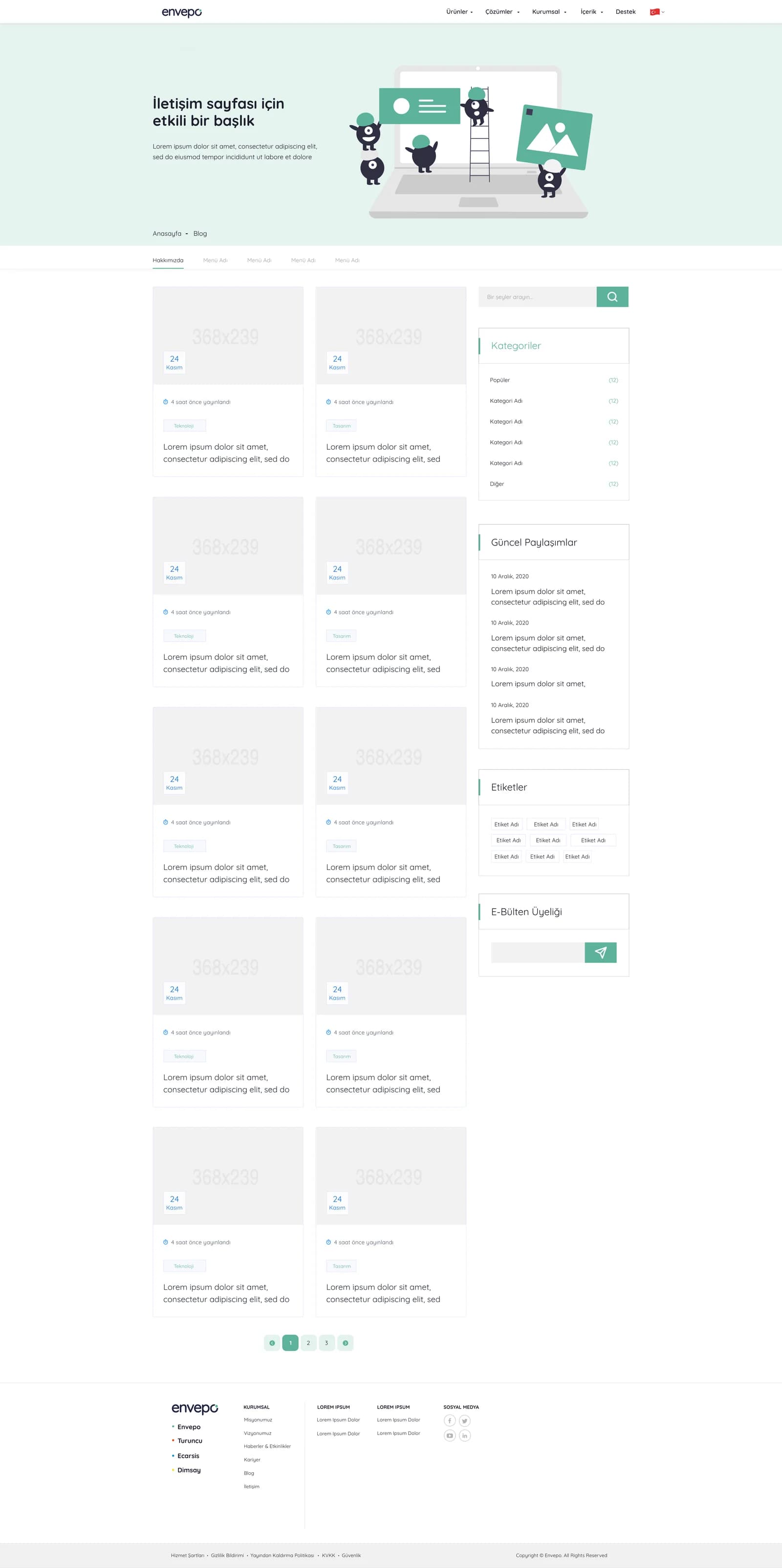 Envapo Corporate — Web Sitesi