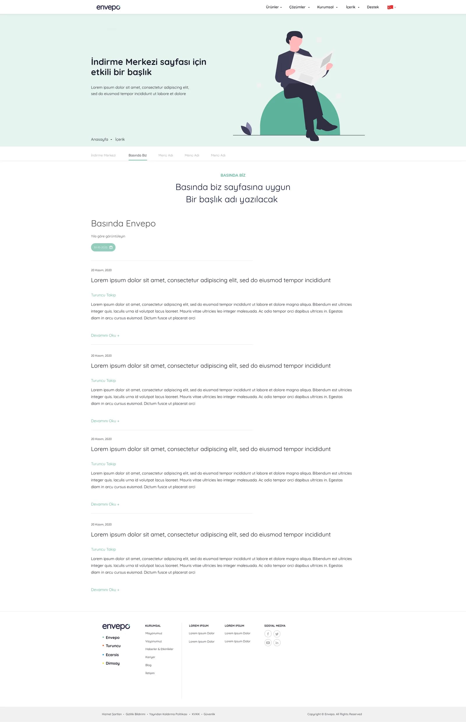 Envapo Corporate — Web Sitesi