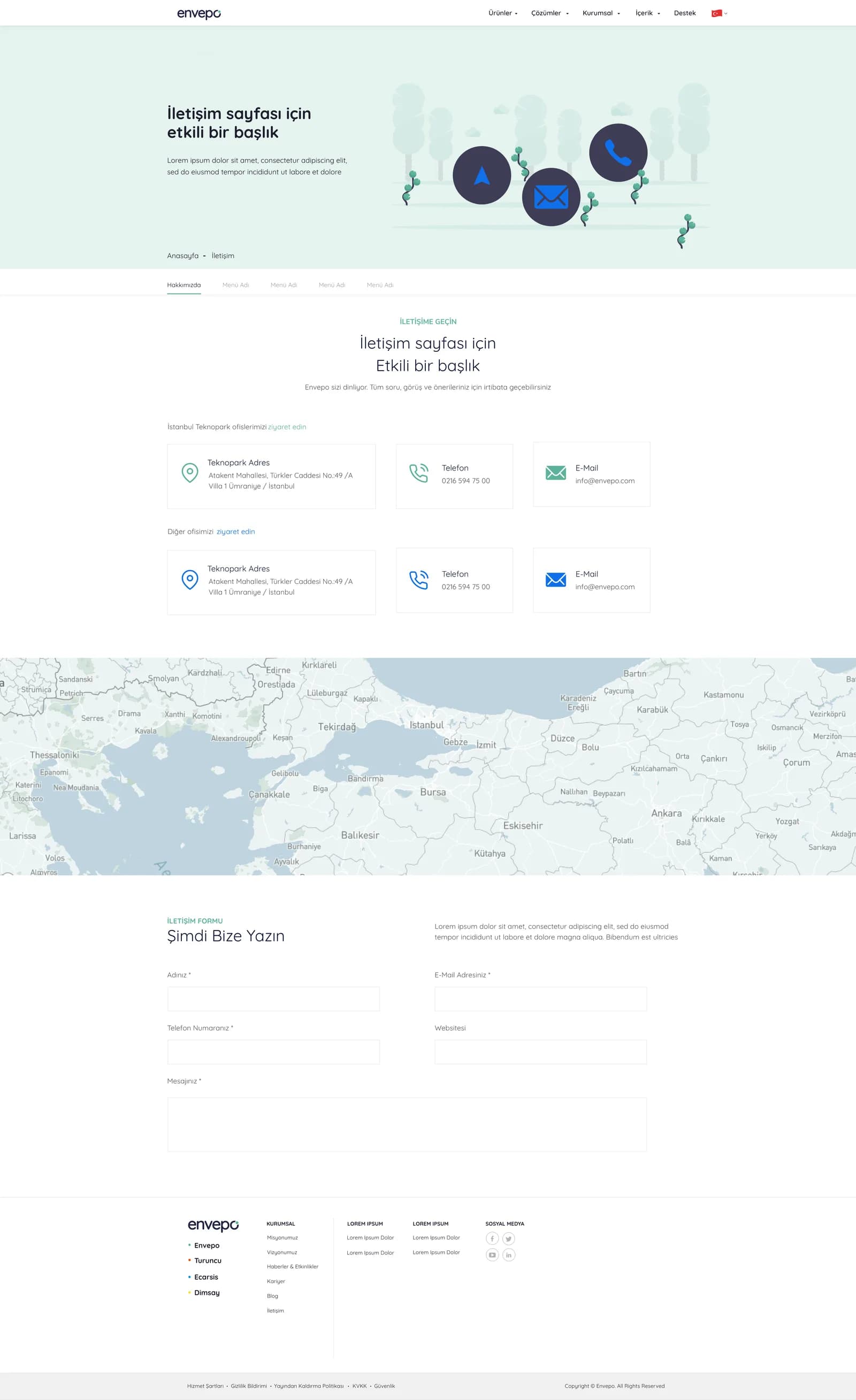 Envapo Corporate — Web Sitesi