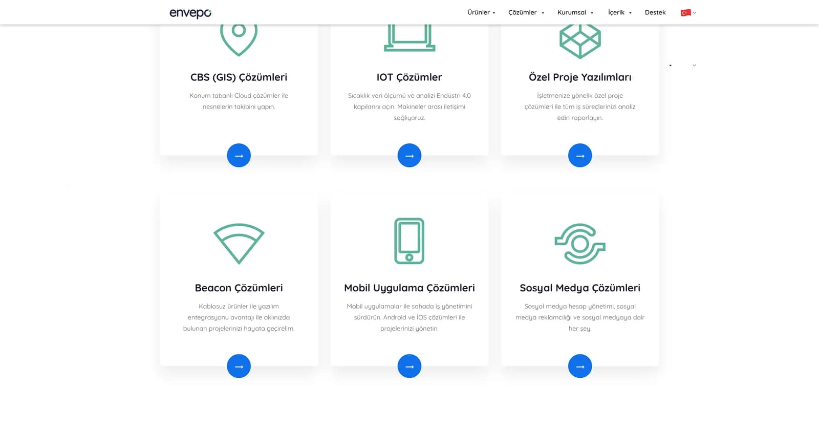 Envapo Corporate — Web Sitesi