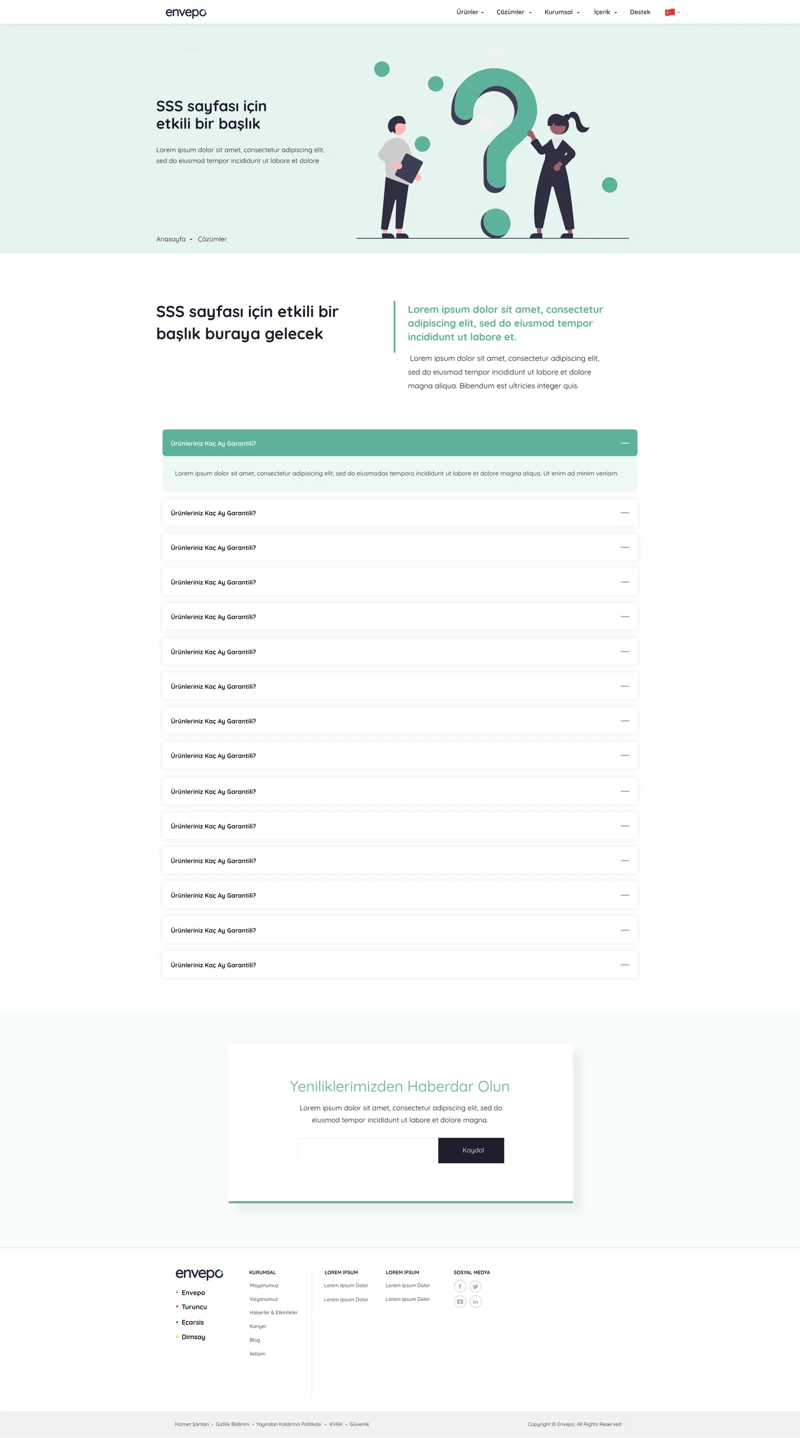 Envapo Corporate — Web Sitesi