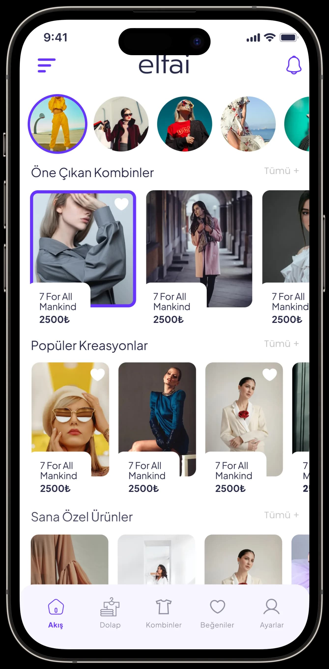 Fashion App — Mobil Uygulama