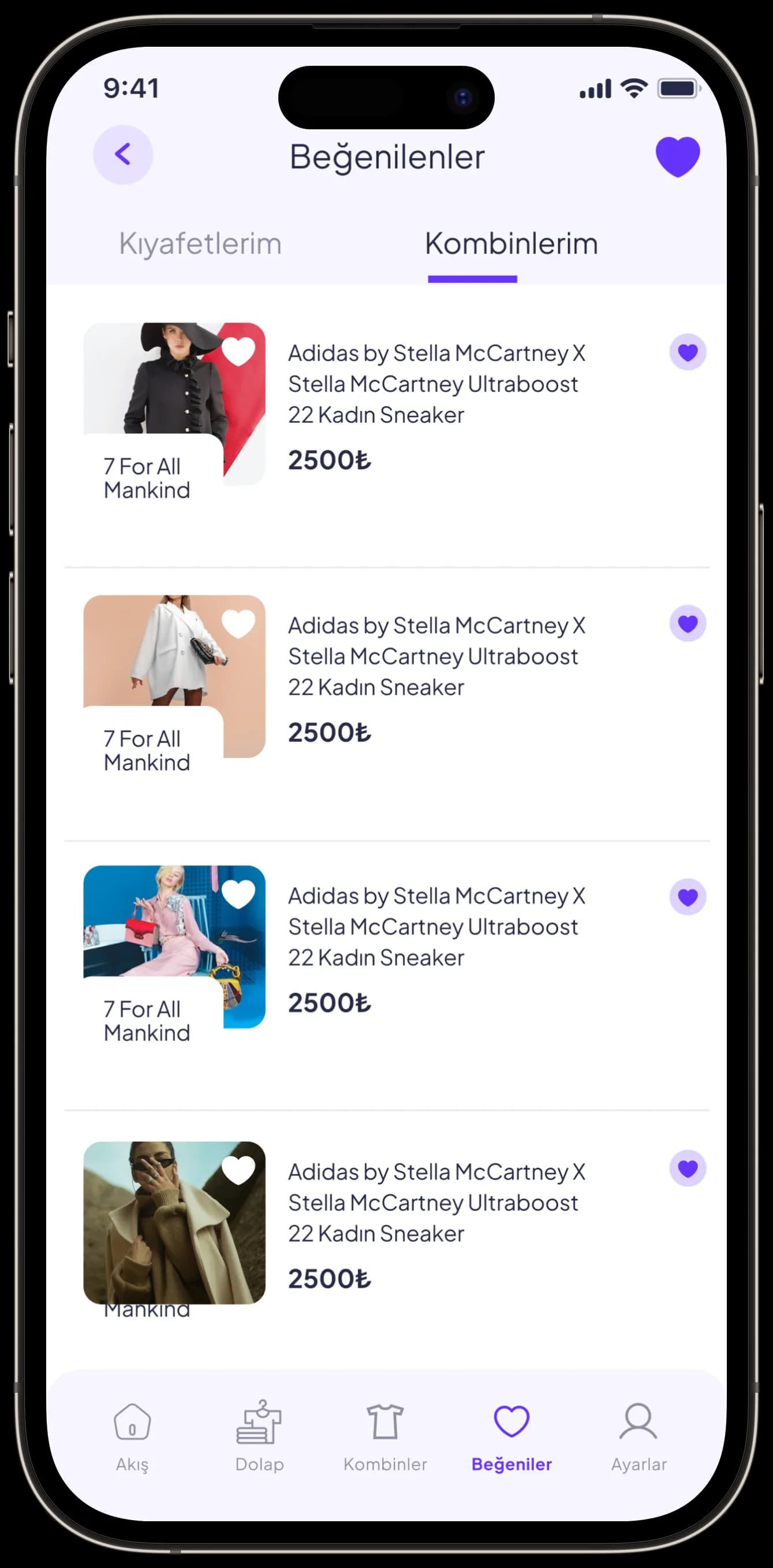 Fashion App — Mobil Uygulama