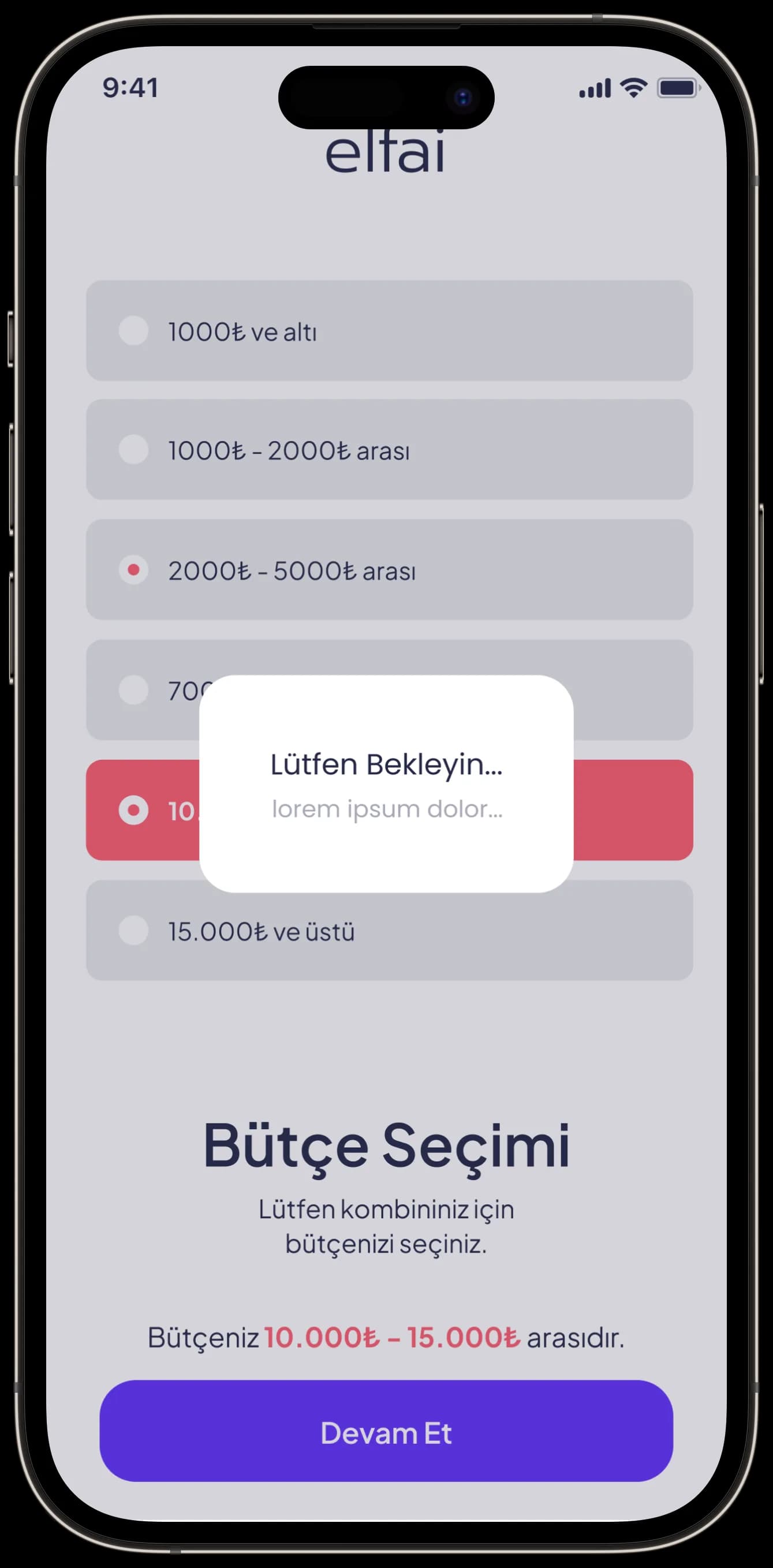 Fashion App — Mobil Uygulama