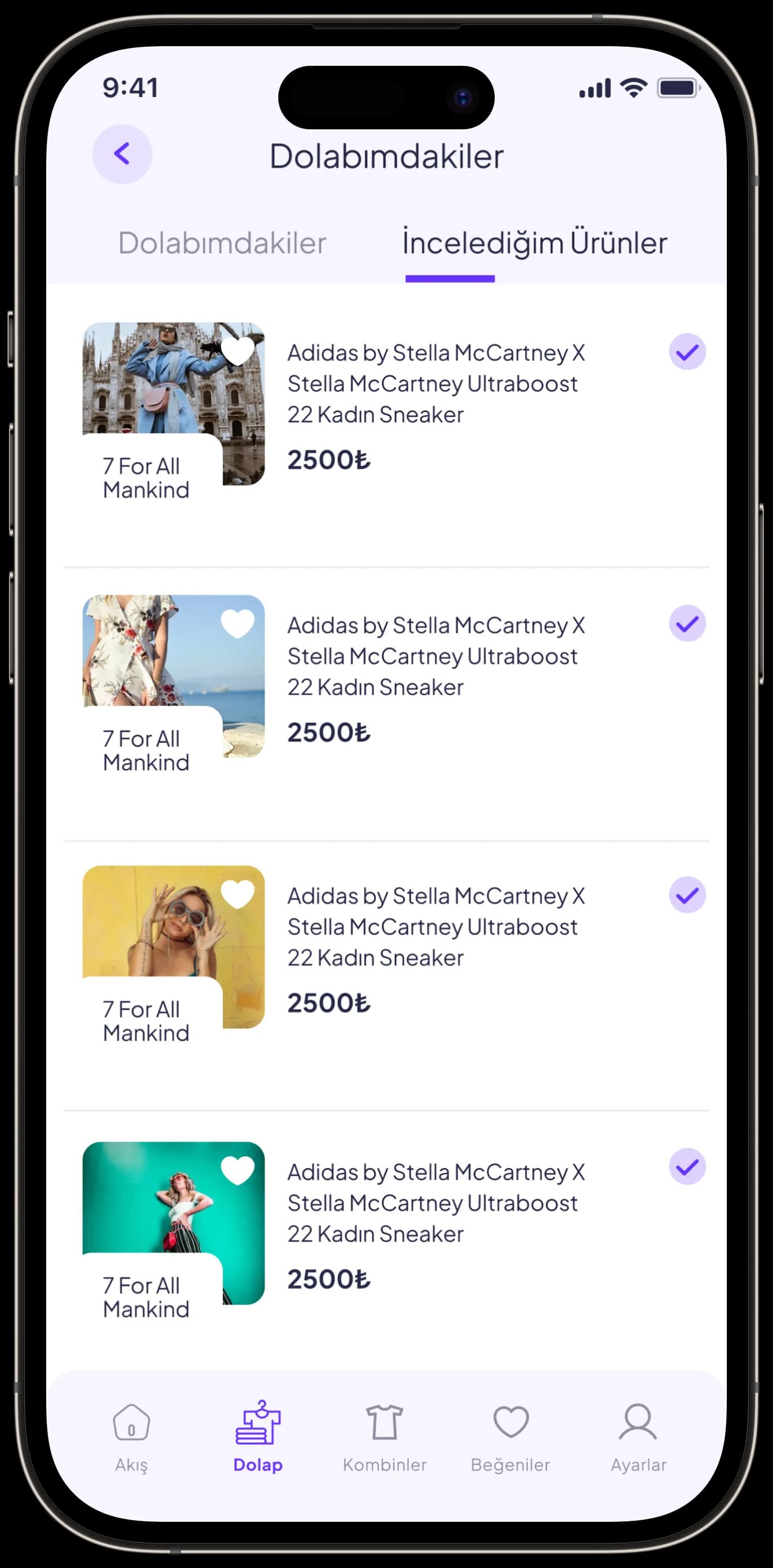 Fashion App — Mobil Uygulama